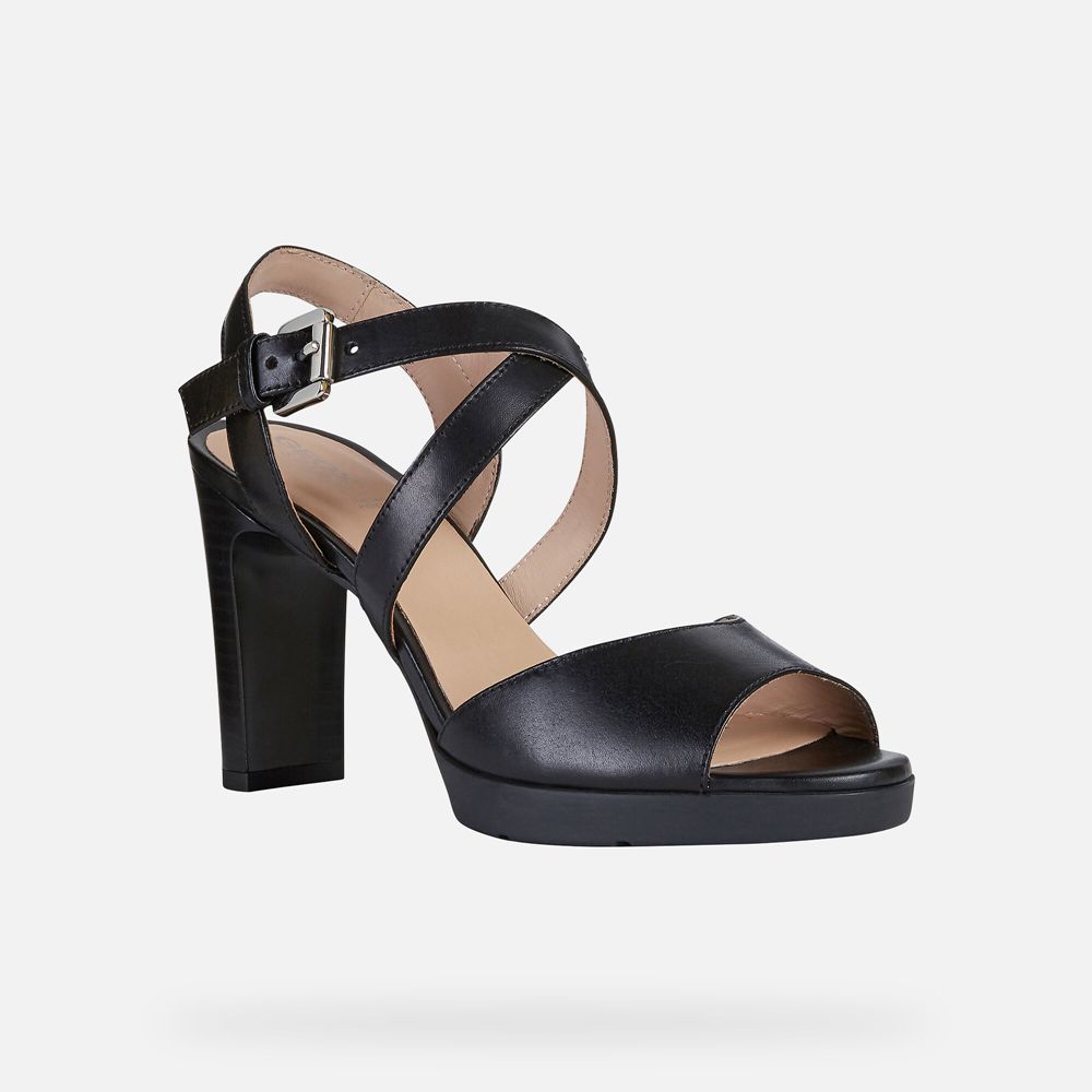 Geox Bayan Sandalet Siyah - Annya - TMV-095176